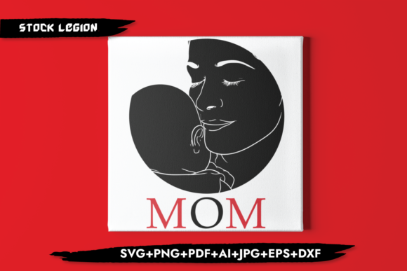 Mom and New Born: A Heartfelt Embroidery Design for Real Projects