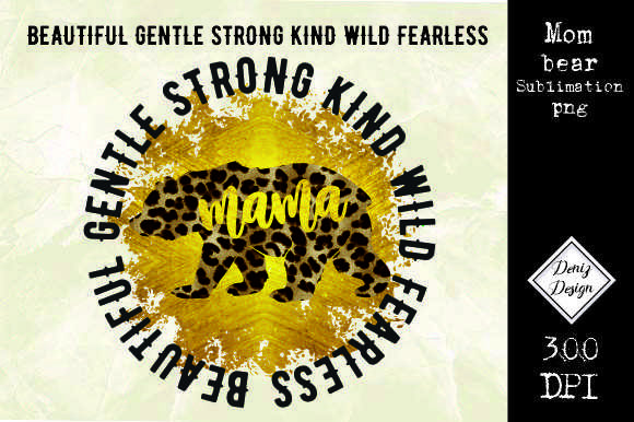 Mom Bear Leopard Sublimation: A Designer’s Honest Take for Real Embroidery Use