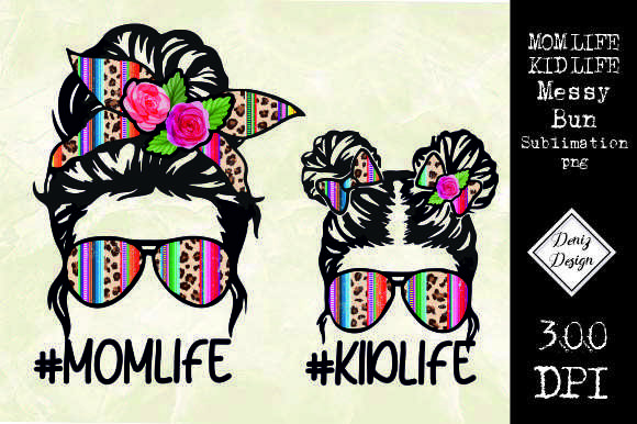 Mom Life Kid Life Messy Bun Embroidery Design Review
