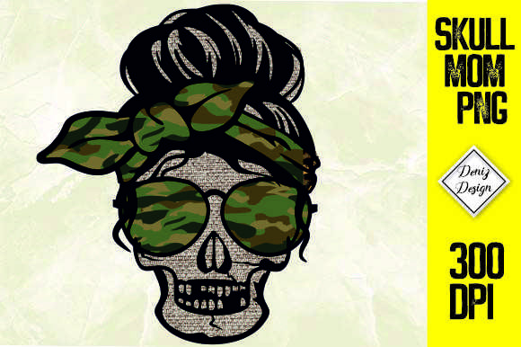 Mom Life Skull Camouflage Sublimation Design Review
